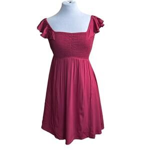 Area Stars Ruffled‎ Strap Women's L Sundress